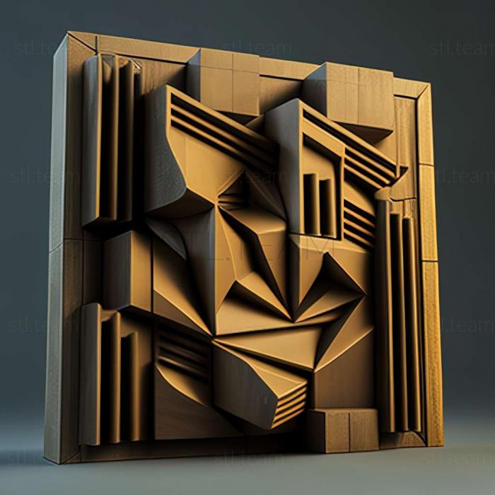 3D model brutalism (STL)